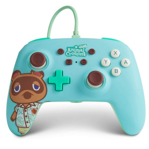 PowerA Enhanced Wired Controller For Nintendo Switch - Animal Crossing: Tom Nook, Gamepad, Wired Video Game Controller, Gaming Controller (Nintendo Switch) (Open Sealed)